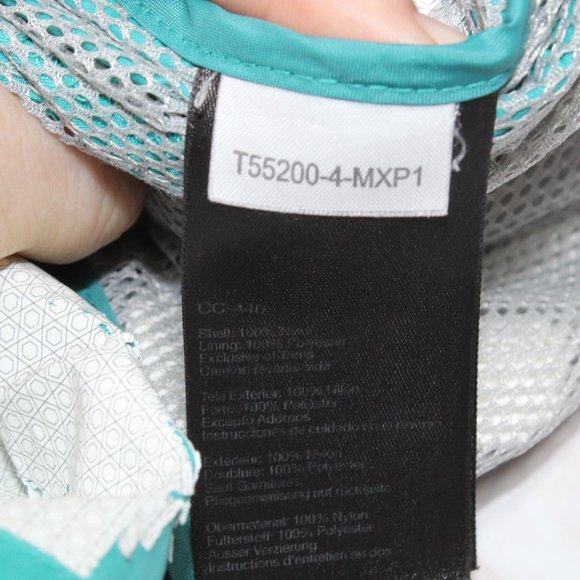 Marmot PreCip Blue 100% Nylon Full Zip Hooded Lined Windproof Rain Jacket Size L - Picture 8 of 11